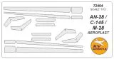 An-28 anti icing surfaces mask for Aeroplast 1:72