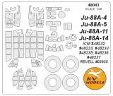 Ju 88A mask for ICM/ Revell 1:48