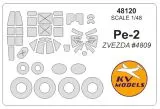 Pe-2 mask for Zvezda 1:48