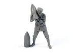German WWI Minenwerfer Crewmember Loading Shell 1:35