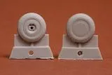 P-40 wheel set (block tread 30) 1:48