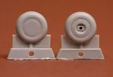 P-40 wheel set (plain 30) 1:48