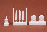 F4F-4 Wildcat propeller set + wheels for Airfix 1:72