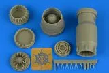 MiG-27 Flogger early exhaust nozzle -opended 1:48