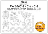 Fw 200C mask for Trumpeter 1:72