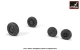 F-104A/C Starfighter early type wheels, weighted 1:32