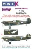 P-40E Super Mask for Hasegawa 1:48