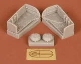 Arado Ar-234 wheel bays 1:48 Arado Ar-234 wheel bays 1:48