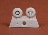 P-51 Mustang wheel set (diamond tread) 1:72