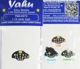 I-16 early - Instument panel 1:48 I-16 early - Instument panel 1:48