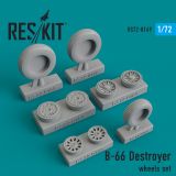 B-66 Destroyer wheels set 1:72 B-66 Destroyer wheels set 1:72