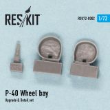 P-40 Wheel bay 1:72