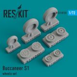 Buccaneer S1 wheels set 1:72 Buccaneer S1 wheels set 1:72