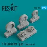 F-8 Crusader Type 1 wheels set 1:72