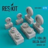 F-106B Delta Dart wheels set 1:72 F-106B Delta Dart wheels set 1:72