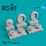 Mig-19 wheels set 1:72 Mig-19 wheels set 1:72