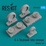 A-4 Skyhawk late version wheels set 1:72
