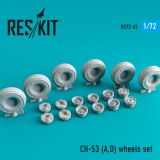CH-53 (A,D) wheels set 1:72 CH-53 (A,D) wheels set 1:72
