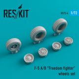 F-5 A/B "Freedom fighter" wheels set 1:72