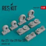 Ka-27/Ka- 29/Ka-32 wheels set 1:48