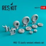 MiG-15 (early version) wheels set 1:48
