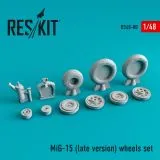 MiG-15 (late version) wheels set 1:48