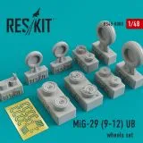 MiG-29A 9-12/ UB wheels set 1:48