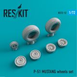 P-51 MUSTANG wheels set 1:72