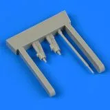 Ju 87B Stuka pitot tube and gun barrels 1:72