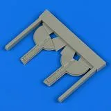 Spitfire Mk.I undercarriage covers 1:48 Spitfire Mk.I undercarriage covers 1:48