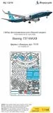 Boeing 737 MAX 8 detail set for Zvezda 1:144