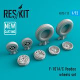 F-101 (A/C) Voodoo wheels set 1:72