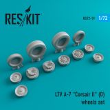 A-7D Corsair II wheels set 1:72 A-7D Corsair II wheels set 1:72