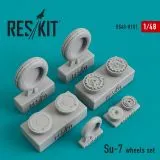 Su-7 wheels set 1:48 Su-7 wheels set 1:48