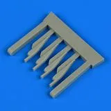 SAAB J-35 Draken air scoops 1:72 SAAB J-35 Draken air scoops 1:72