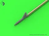 US WWII Pitot Tube - "Shark-fin" type probe 1:48 US WWII Pitot Tube - "Shark-fin" type probe 1:48