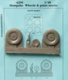 Mosquito wheels & paint masks 1:48