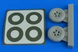 Spitfire Mk.IX wheels (5-spoke) & paint masks 1:32