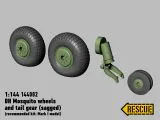 DeHaviland Mosquito wheels set 1:144