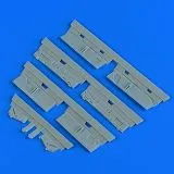 A-7 Corsair II undercarriage covers 1:48 A-7 Corsair II undercarriage covers 1:48