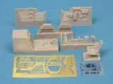 Bf 109E cockpit set for Hasegawa/ Tamiya 1:48
