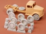 Opel Blitz/ Kfz.385 wheel set (late 8-bolt type) 1:48