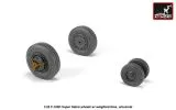 F-100D Super Sabre wheels 1:32 F-100D Super Sabre wheels 1:32
