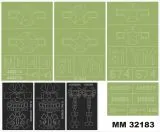 B-24J maxi mask for Hobby Boss 1:32