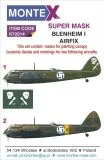 Blenheim Mk.I (Finland) super mask for Airfix 1:72