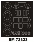 Bellanca CH-300 mask for Dora Wings 1:72