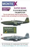 P-51B super mask for Trumpeter 1:32