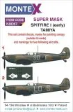 Spitfire Mk.I (early) super mask for Tamiya 1:48