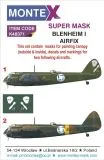 Blenheim Mk.I (Finland) super mask for Airfix 1:48