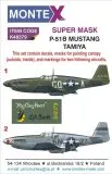 P-51B super mask for Tamiya 1:48 P-51B super mask for Tamiya 1:48